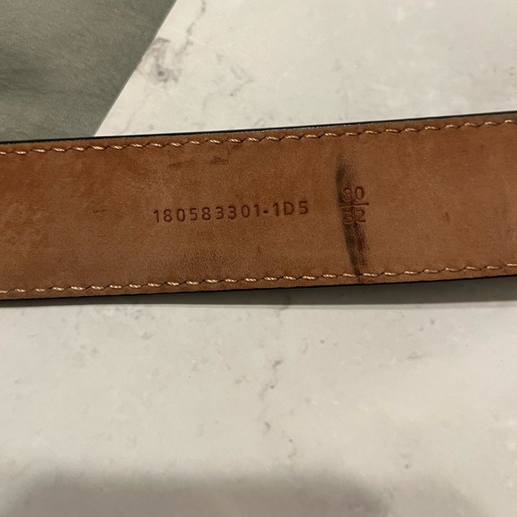 Fendi Black & Gold Belt Size 80 main image 4